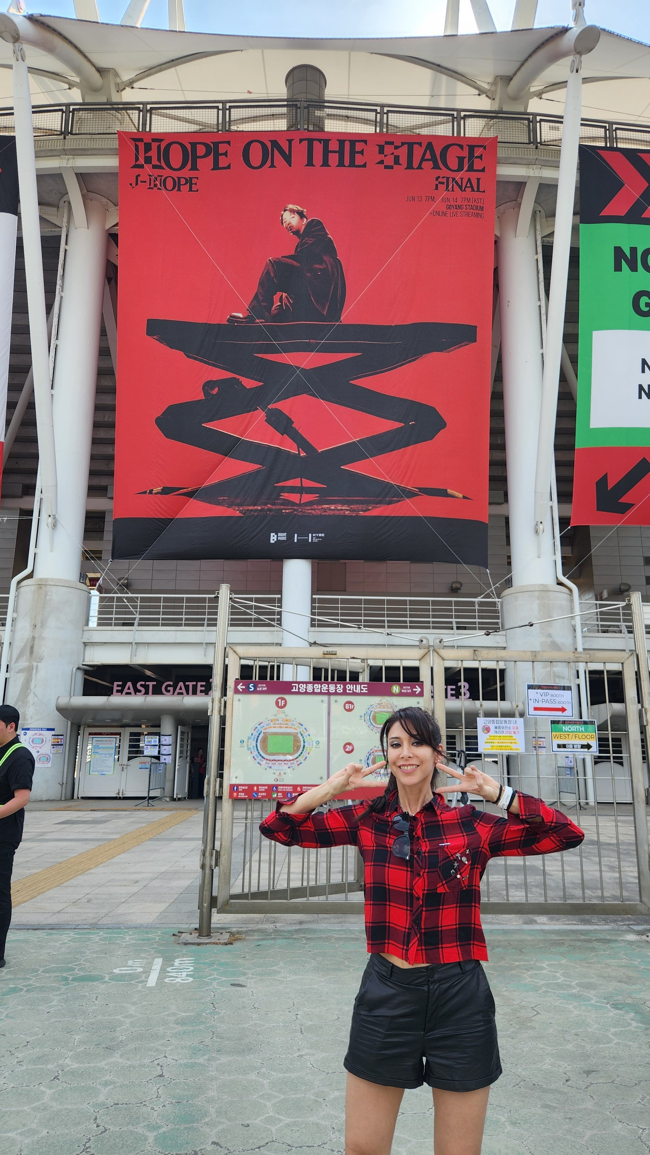 Pasajera en concierto de J-Hope