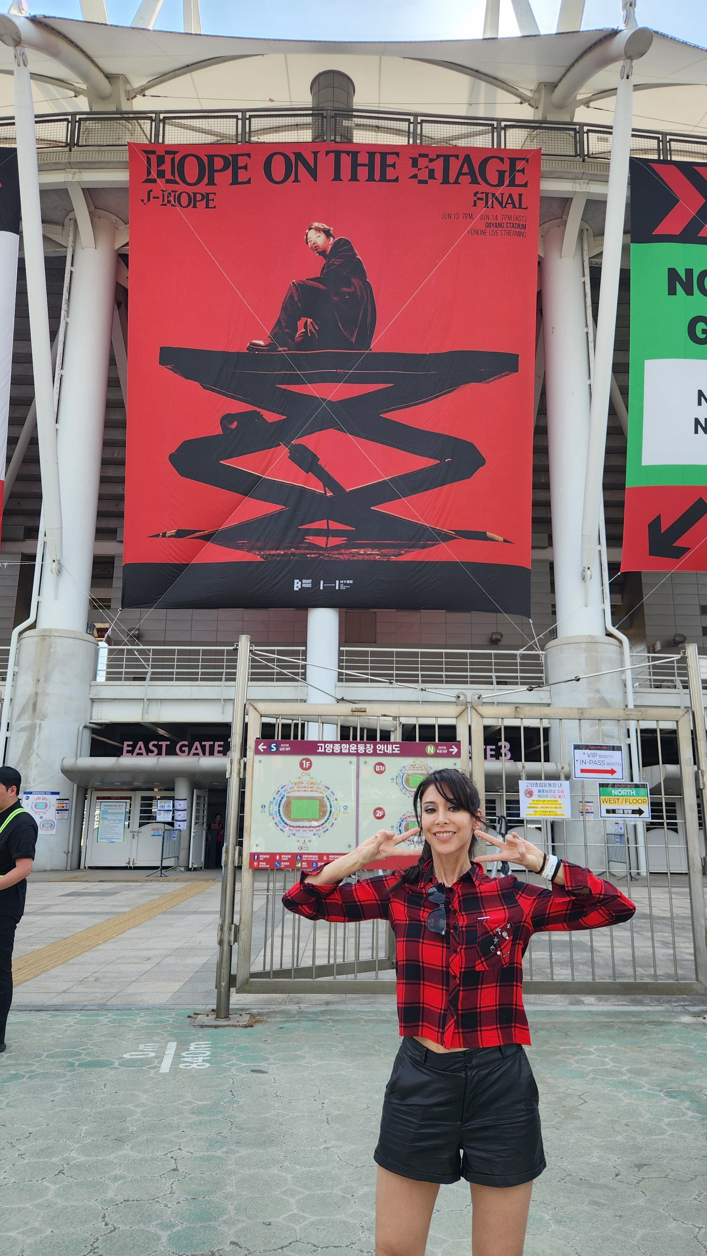 Pasajera en concierto de J-Hope