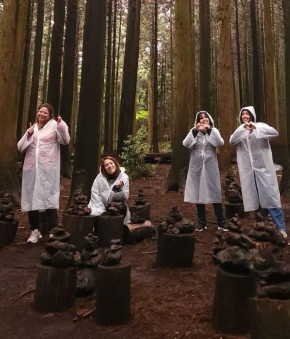 Pasajeras en el bosque de Bambúes